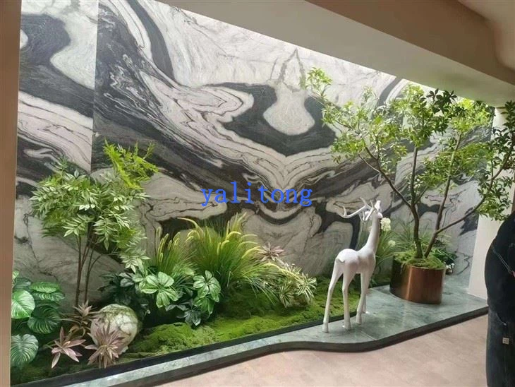 12x24 Panda Marble Polished