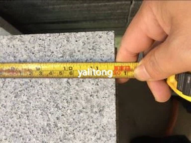 Svjetlo sivog granita Flamed pločice