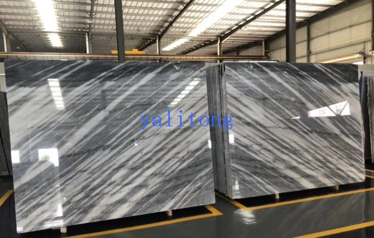 China Rhine Grey Marble Slabs