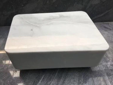 Trošak klupa iz bijelog mramora Panda