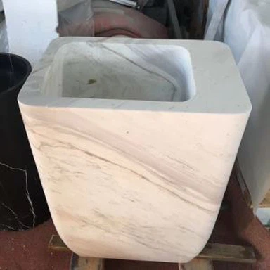 Čvrsti sudoperi od bijelog mramora Volakas