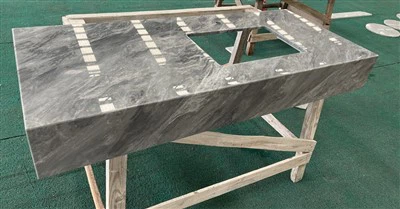 Umivaonici od himalajskog sivog mramora za kupaonicu hotela