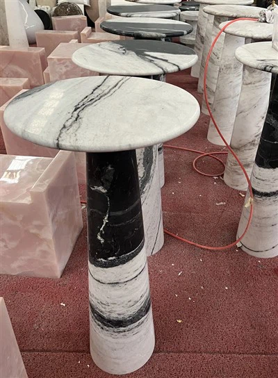Prirodni mramorni dizajn gljiva pomoćni stol Kina